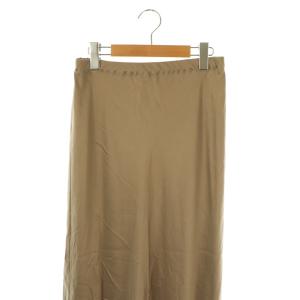 EVERYDAY I LIKE 23AW Cu/R Maxi スカート ロング フレア ベージュ /NR OS