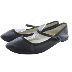 BEAUTY&YOUTH ストラップバレエシューズ パンプス レザー 40 黒 ブラック /SR24 SH