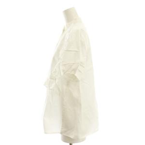 YOKO CHAN YOKOCHAN ブラウス フリル 半袖 36 ホワイト YCB-622-318 /HK OS SH