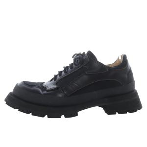 チャンキーソール ダービーシューズ 42 ブラック