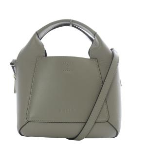 GILDA MINI トートバッグ ショルダーバッグ 2way 斜め掛け レザー グレー /YO3