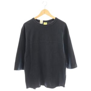 RUSSELL ATHLETIC フットボールTシャツ カットソー 七分袖 L 紺 /CX OS