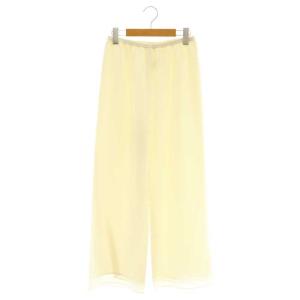 23SS ライトダブルクロス リラックスパンツ ストレート 34 オフホワイト /NR OS