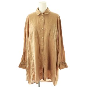 長袖シャツ チュニック丈 F ベージュ /MI OS