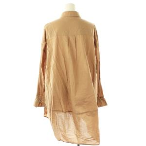 BEARDSLEY 長袖シャツ チュニック丈 F ベージュ /MI OS