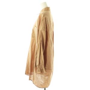 BEARDSLEY 長袖シャツ チュニック丈 F ベージュ /MI OS