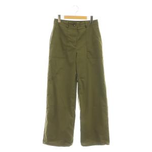 24AW TECH POPLIN LAYA パラシュートパンツ ストレート 38 カーキ /AT OS