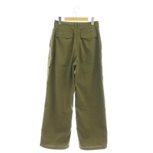 theory luxe 24AW TECH POPLIN LAYA パラシュートパンツ ストレート 38 カーキ /AT OS