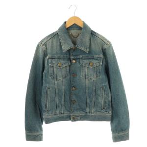 ストーン ウォッシュド デニムジャケット STONE WASHED DENIM JACKET サックスブルー