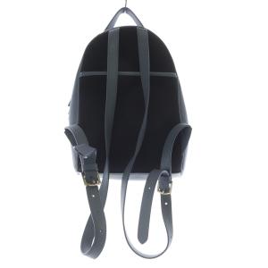 FURLA レザー リュックサック ロゴ 青 ブルー /SR16