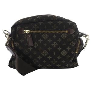 russet ナイロン モノグラム クロスボディ ショルダーバッグ 茶 ブラウン /SR15