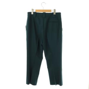 Salvatore Ferragamo センタープレステーパードパンツ ジッパーフライ 42 ブルーグリーン /DO OS