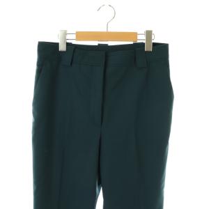 Salvatore Ferragamo センタープレステーパードパンツ ジッパーフライ 42 ブルーグリーン /DO OS