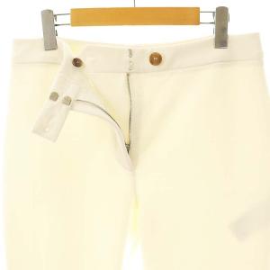 Salvatore Ferragamo Slim Fit Trouser パンツ テーパード ジッパーフライ 44 白 /NR OS