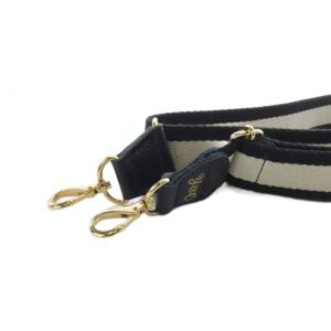 YOUNG & OLSEN ショルダーストラップ ベルト 黒 ブラック 白 ホワイト /SR33 SH