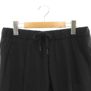 HERNO ラミナー Laminar イージーパンツ テーパード M ブラック PT00004DL /DO OS SH