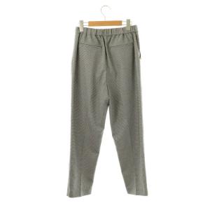 Chesty ポケットパールパンツ テーパード 千鳥格子 1 ブラック ホワイト /HK OS