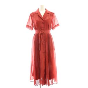 開襟シャツワンピース F レッド /DO OS