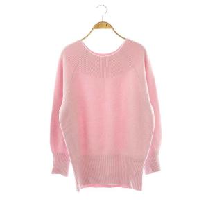 ウールボートニット セーター 長袖 F ピンク GGZ1032405A0009 /AT OS