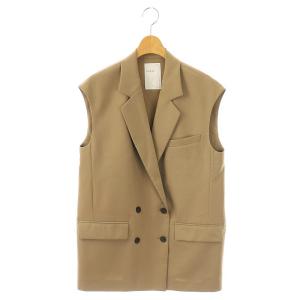 ツイルクロスジレ ベスト ロング 36 茶 /MI OS