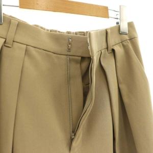 Nolley's 24SS ウォッシャブルギャバジンワイドパンツ 38 ベージュ /DO OS