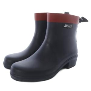 AIGLE ミリカ ボッティロン ラバーブーツ レインブーツ 36 紺 ネイビー /SR59