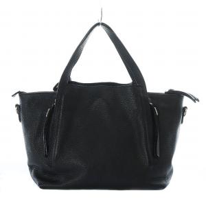 GINZA Kanematsu ２WAYバッグ ハンド ショルダー レザー 黒 ブラック /RI OS