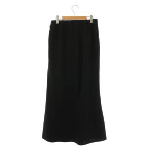 Loungedress GALLARDAGALANTE 24SS カットジョーゼットマーメイドスカート フレア マキシ ロング M 黒 ブラック /AT OS