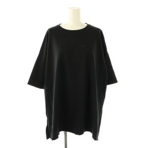 24SS ライトポンチゴブソデカットソー 半袖 F 黒 ブラック /AT OS