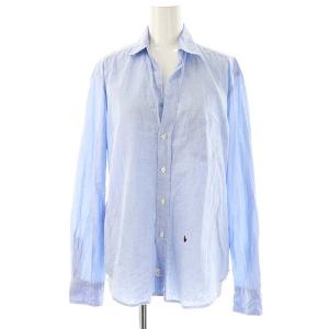 コットンスキッパーシャツ 長袖 S ライトブルー /HK OS SH