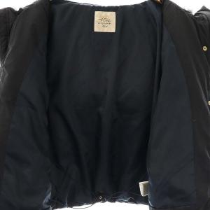 Noela ショートダウンコート フォックスファー 紺 /MI OS