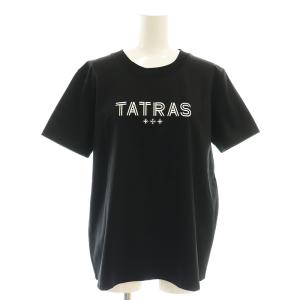 GIUDITTA ロゴプリント ショートスリーブTシャツ カットソー 半袖 03 ブラック /HK OS