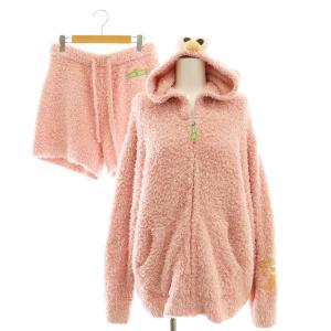 24年製 SESAME STREET エルモパーカ&ショートパンツセット 部屋着 ルームウェア ナイトウエア