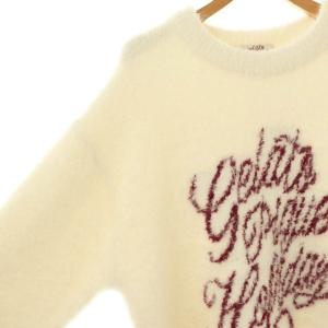 gelato pique 24AW HOLIDAY フェザープルオーバー ニット ルームウェア 部屋着 F オフホワイト PWNT245083