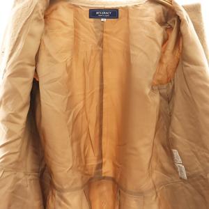 M'S GRACY リボンフレアノーカラーコート ジャケット モヘヤ混 38 ライトブラウン /ES OS