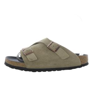 IENA別注 ZURICH TAUPE サンダル フラット スエード 24cm カーキ /YO25