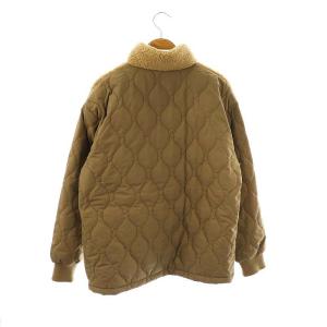 Columbia W Crystal Bend Jacket ジャケット ジップアップ 中綿 切替 S ベージュ PL5966
