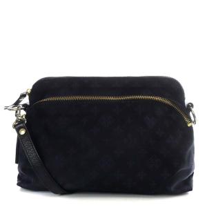 ショルダーバッグ ワンショルダー 斜め掛け モノグラム ナイロン ネイビー /YO21