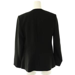 Theory CLASSIC CREP LINDRAYIA B ジャケット ノーカラー 00 黒 /MI OS