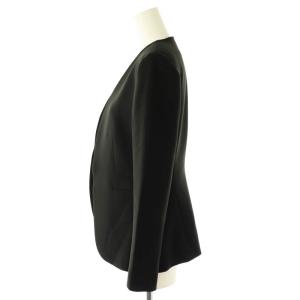 Theory CLASSIC CREP LINDRAYIA B ジャケット ノーカラー 00 黒 /MI OS