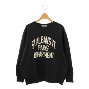24AW ST.ALBANS ロゴスウェット トレーナー 長袖 コットン F 紺 /NR OS
