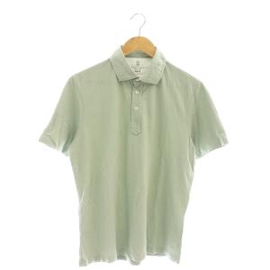 コットンピケポロシャツ スリムフィット 半袖 M ミントグリーン /SS OS AD