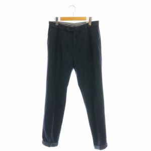 2タックコットンパンツ 48 紺 ネイビー /SS OS AD