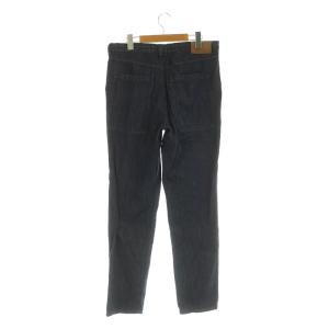 BRUNELLO CUCINELLI LEISURE FITドローコード デニムイージーパンツ テーパード 48 ネイビー /MY OS