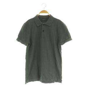 鹿の子半袖ポロシャツ コットン 48 カーキ /MY OS AD