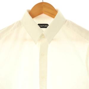 TOM FORD 長袖ドレスシャツ 前開き 15 1/2 39 M 白 /NR OS AD
