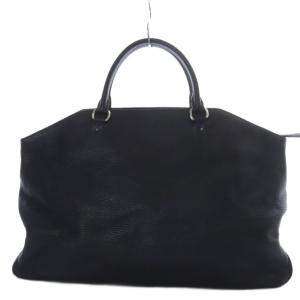 Daniel&Bob トートバッグ ハンドバッグ シボ革レザー ブラック /YO11 AD