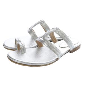 MIELE トング フラットサンダル TOMORROWLAND取扱 フラット 37 シルバー色 /SR40