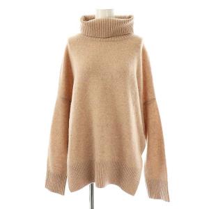 TWEED NEP HUNA F タートルニットセーター 長袖 38 ピンク /DF OS