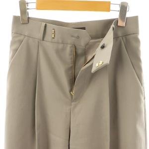 NOBLE 24SS エステルツイルストレッチスラックスパンツ 38 グレー /MI OS